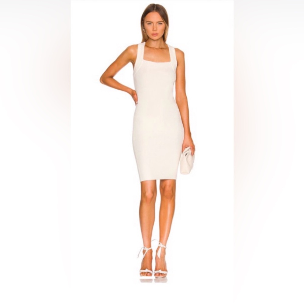 525 America Cream Knit Dress